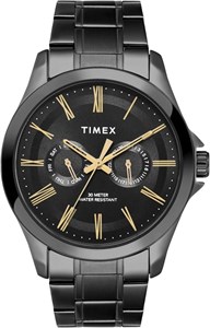 ساعت مچی آنالوگ مردانه TIMEX Classics با صفحه گرد و ضد آب، مشکی-1، سایزOne، کلاسیک