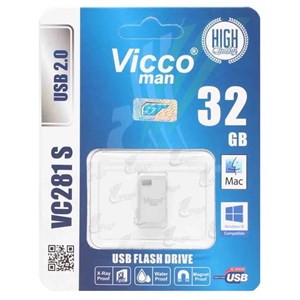نقره ای Vicco man VC281 S USB2.0 Flash Memory-32GB