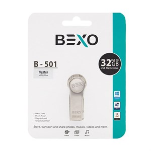 BEXO B-501 USB2.0 Flash Memory-32GB (گارانتی داده پردازی آواتک) نقره ای