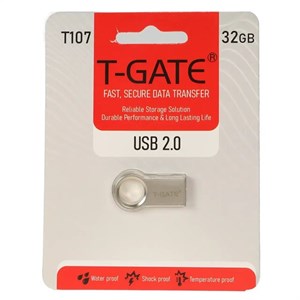 T-GATE T107 USB2.0 Flash Memory – 32GB – (گارانتی آسان سرویس) نقره ای