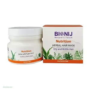 بیونیج ماسک گیاهی مو های خشک و شکننده 450 میلی لیتر