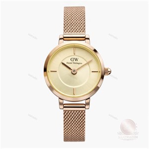 ساعت مچی دنیل ولینگتون نباتی زنانه بند استیل رزگلد | Daniel Wellington Petite Nabati