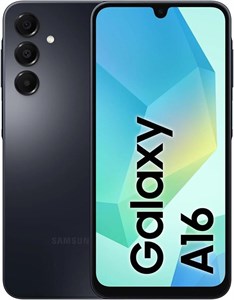 گوشی موبایل سامسونگ گلکسی A16 LTE، گوشی هوشمند اندروید، موبایل دو سیم کارت، 4 گیگابایت رم، 128 گیگابایت حافظه داخلی، مشکی (نسخه امارات)