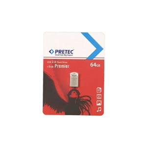 Pretec Elite E02 USB 2.0 Flash Memory – 64GB – نقره ای (گارانتی فراگامان)