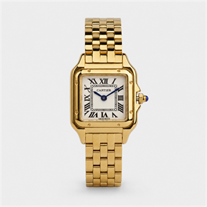 ساعت کارتیر پنتر زنانه اسمال طلایی صفحه سفید Cartier Panthere Small