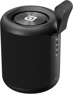 اسپیکر بلوتوثی قابل حمل 20 واتی پورتronics SoundDrum P با 6-7 ساعت زمان پخش، تماس هندزفری، درگاه USB، درگاه Aux-in، شارژ Type C (مشکی)