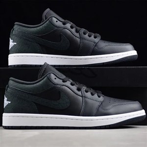 جردن وان لو بلک الفنت Jordan 1 Low Black Elephant