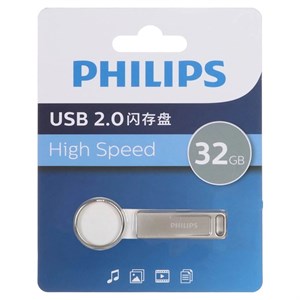 Philips FM21UA032A/93-F USB 2.0 Flash Memory – 32GB – نقره ای (گارانتی IPM)