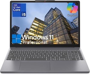 لپ تاپ تجاری خانگی لنوو، 15 FHD  IdeaPad Slim 3، پردازنده 8 هسته ای Intel i5-13420H (بهتر از i7-1355U)، 16 گیگابایت رم DDR5، 512 گیگابایت PCIe SSD، WiFi 6، بلوتوث 5.2، Copilot AI PC، خاکستری لونا