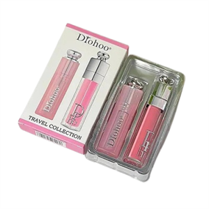 ست بالم لب و لیپ گلاس طرح دیور - Drohoo