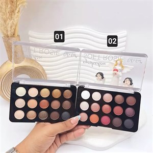 پالت سایه چشم دودوگرل 15 رنگ مدل soft Rosie