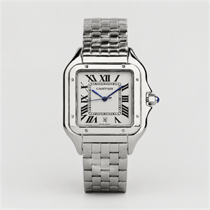 ساعت کارتیر پنتر مردانه سیلور صفحه سفید | Cartier Panthere Large