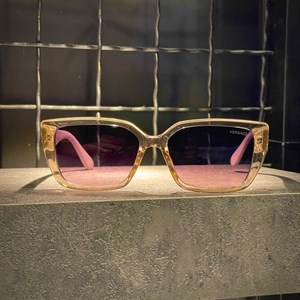 عینک VERSACE فریم عسلی ارده ای / شیشه قهوه ای لایت کد M9126