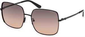 عینک آفتابی زنانه GUESS مدل NORMAL SQUARE با فریم کامل مشکی