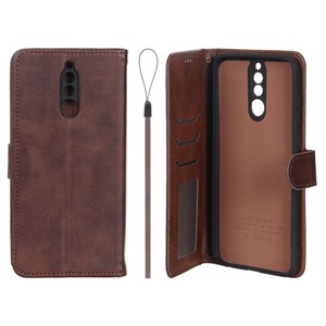 کیف موبایل مگنتی درجه یک داخل خز MNC Plus مدل Huawei Mate 10 Lite - قهوه ای