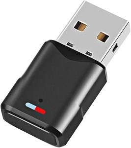 آداپتور صوتی بلوتوث برای PS5/PS4، دانگل USB بلوتوث 5.3 سازگار با ایرپادز، هدفون، بلندگوها، آداپتور بلوتوث بی سیم برای ویندوز 10/8/7/XP، دانگل بازی با تأخیر کم