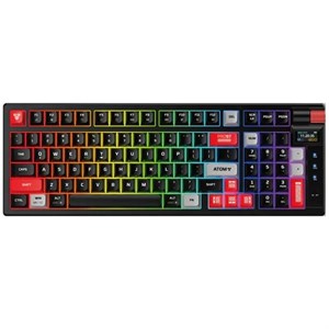 کیبورد بی سیم گیمینگ فنتک مدل FANTECH ATOM PRO MK918 Red Switch