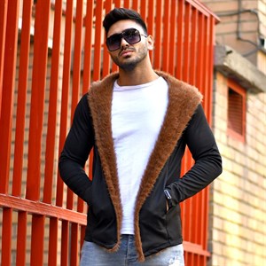 شنل لبه خز دار مردانه مدل venit