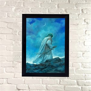 تابلو امیرالمومنین (اثر حسن روح الامین) -با تضمین کیفیت