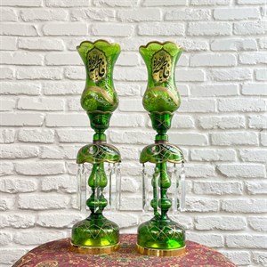 لاله شمعدانی مذهبی هیئتی (جفت) – کیفیت بالا و طراحی سنتی