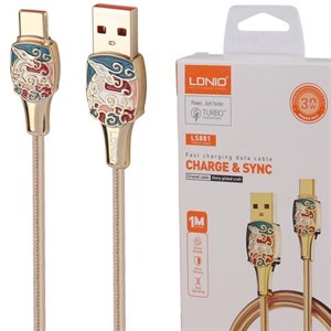 کابل تایپ سی فست شارژ LDNIO LS881 30W 1m