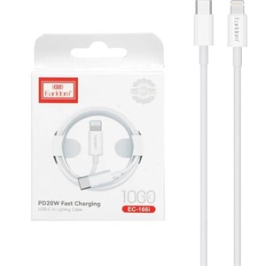 کابل شارژ فست Earldom Type-C to Lightning مدل EC-166i