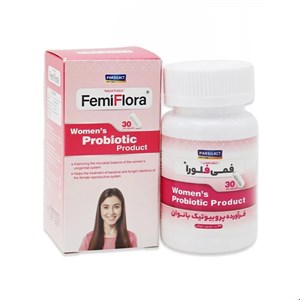 فمی فلورا پارسی لاکت پروبیوتیک بانوان - Parsilact Femi Flora Womens Probiotic Oral Capsules