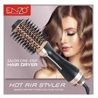 برس سشوار 3 کاره انزو مخصوص موهای فر و وز ENZO 3 in 1 En-4117 Electric Frizzy Hair Straightening Curly Hair