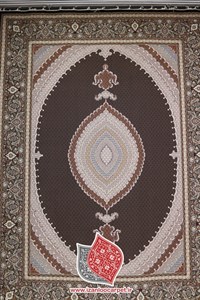 فرش آرا مشهد 1200 شانه تراکم 3600 طرح 60062 سرمه ای تمام نخ اکریلیک