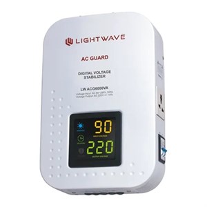 استابلایزر لایت ویو مدل LW-ACG-6000VA DIGITAL توان 6000 ولت بر آمپر