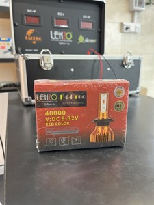 هدلایت F44  pro رنگ قرمز لنزو LENZO