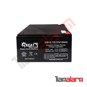 باتری 12 ولت 12 آمپر گریت سولار Great Solar