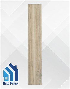کاشی خاک‌سفید فخار 120x20 طرح پارکت کالکشن جینوس طوسی مات