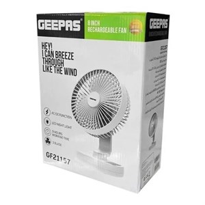 پنکه رومیزی شارژی جیپاس مدل GF21157 - اصل - ارسال رایگان