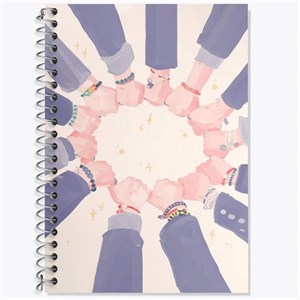 دفتر لغت 50 برگ خندالو طرح ونوو گروه سونتین Seventeen