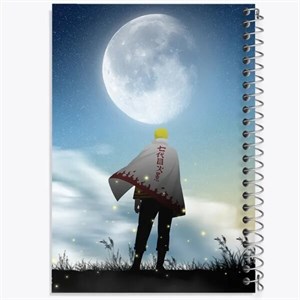 دفتر شطرنجی 50 برگ خندالو طرح انیمه ناروتو (Naruto)