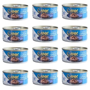 کنسرو گوشت قرمز تکه ای بهین - 180 گرم بسته 12 عددی