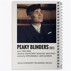 دفتر لیست خرید 100 برگ خندالو طرح پیکی بلایندرز (Peaky Blinders)