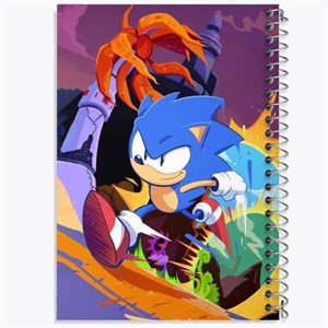 دفتر نقطه ای مهندسی 50 برگ خندالو طرح سونیک (Sonic)
