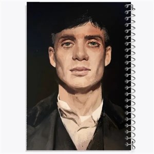 دفتر نقطه ای مهندسی 100 برگ خندالو طرح پیکی بلایندرز (Peaky Blinders)