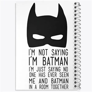 دفتر نقطه ای مهندسی 50 برگ خندالو طرح بتمن (Batman)