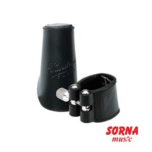 بست و کلاهک چرمی کلارینت سی بمل وندورن مدل LC21L Vandoren LC21L Leather Ligature and Leather Cap for Bb Clarinet