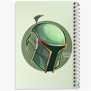 دفتر شطرنجی 50 برگ خندالو طرح جنگ ستارگان (Star Wars)