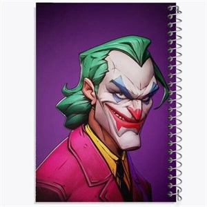 دفتر لغت 50 برگ خندالو طرح جوکر (Joker)