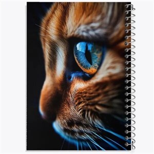 دفتر نقطه ای مهندسی 50 برگ خندالو طرح گربه (Cat)