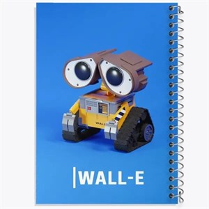 دفتر نقطه ای مهندسی 50 برگ خندالو طرح وال ای (WALL-E)