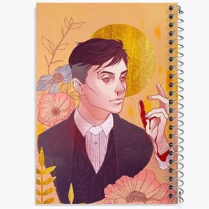 دفتر نقطه ای مهندسی 50 برگ خندالو طرح پیکی بلایندرز (Peaky Blinders)