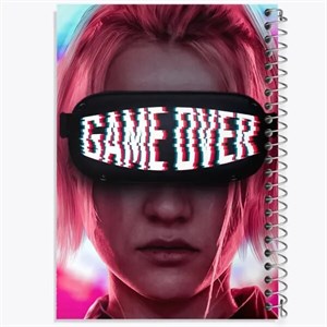 دفتر شطرنجی 50 برگ خندالو طرح Game Over