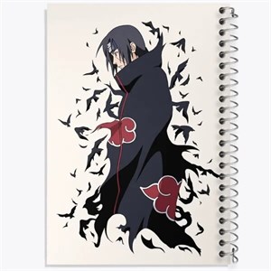 دفتر نقطه ای مهندسی 50 برگ خندالو طرح انیمه ناروتو (Naruto)