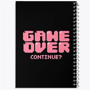 دفتر نقطه ای مهندسی 100 برگ خندالو طرح Game Over